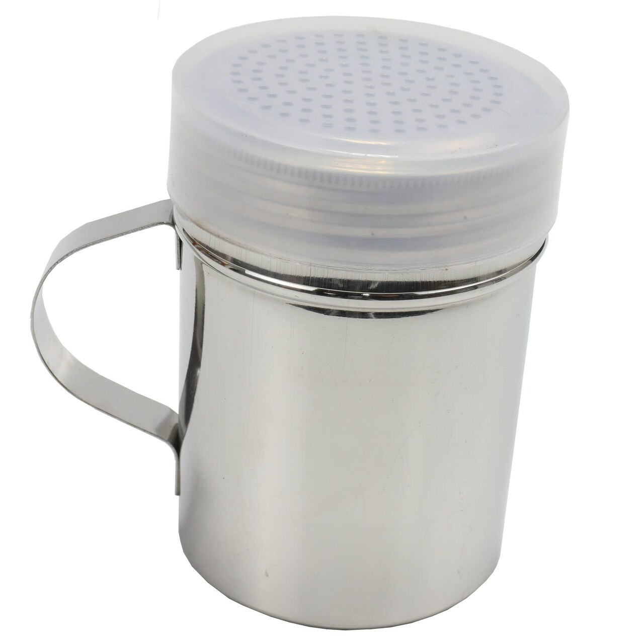 Chef Craft Stainless Steel Fine Dredge Shaker with Small Holes and Lid